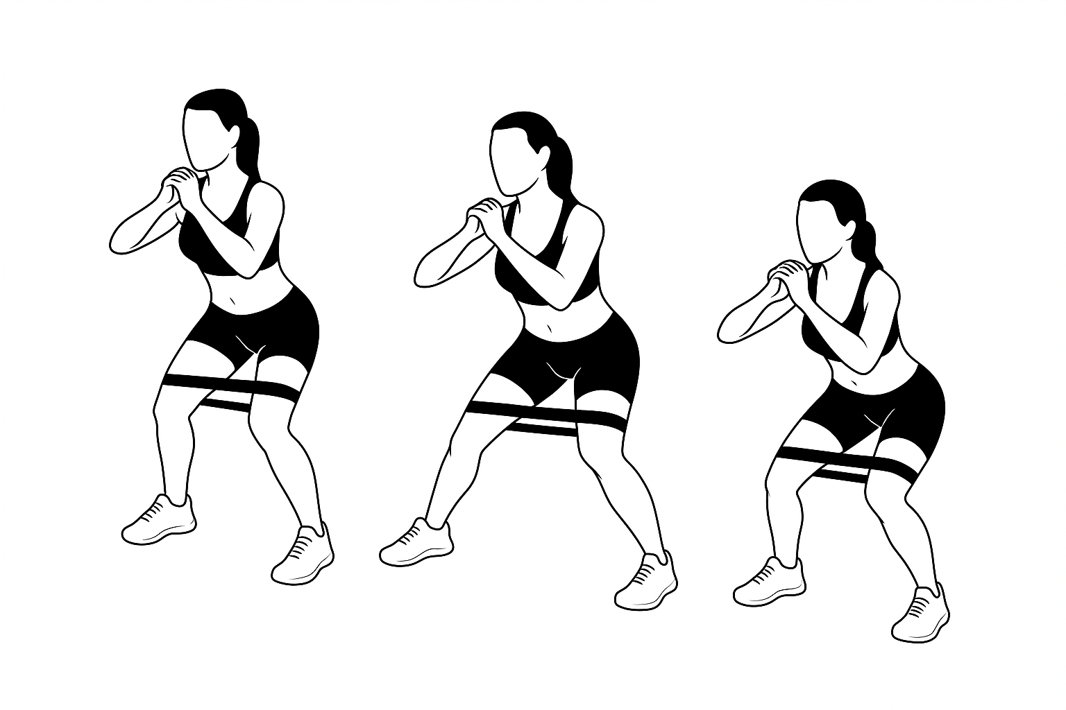 Banded Side Walk Exercise
