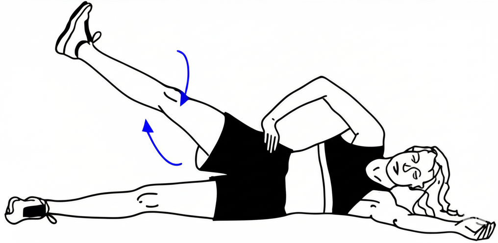 Sidelying Hip External Rotation Exercise